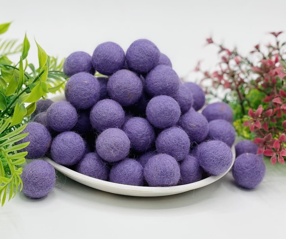 10pcs/lot 3cm Wool Felt Balls Round Colorful Crafts for DIY Decoration  Sewing Supplies